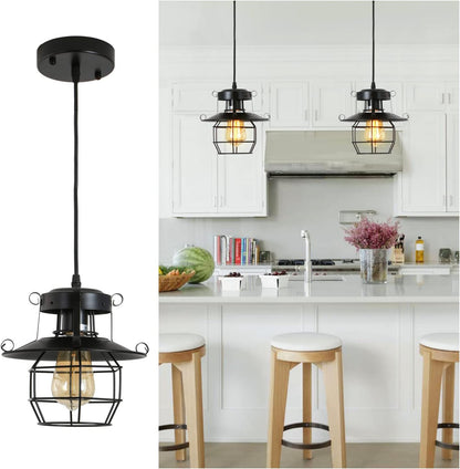 Vintage Farmhouse Pendant Lights: Classic Choices for Kitchen, Living Room, and Bedroom