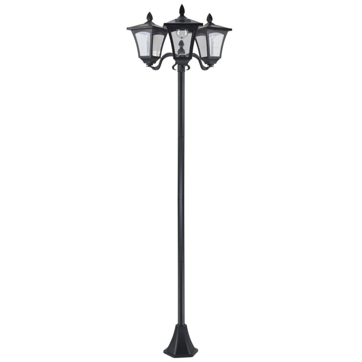 3-Head Solar Street Light: Outdoor LED Lighting Solution