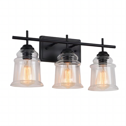 Industrial Style E26 Glass Satin Shade 3-Light Pendant